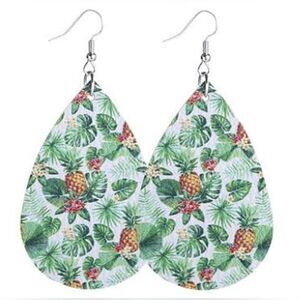 3/ $15 Brand New Faux Leather Earrings